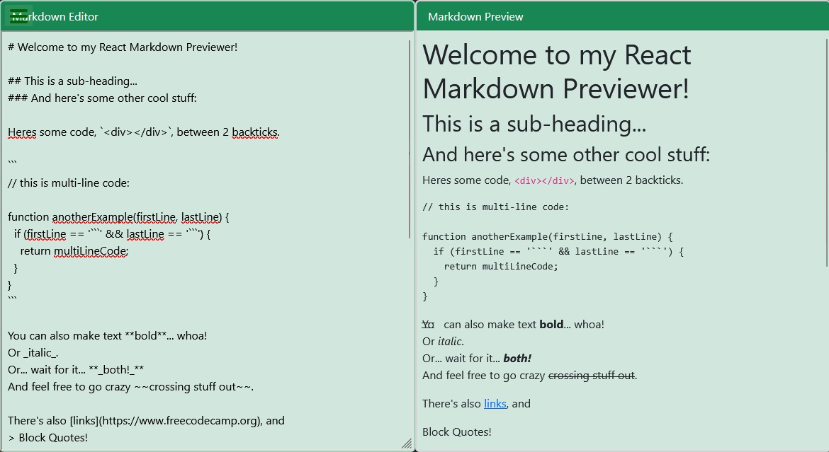 App preview